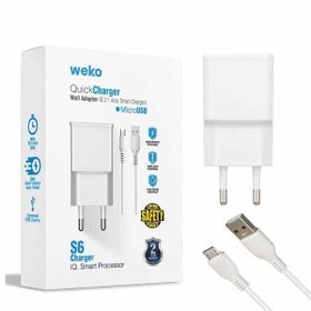 Weko WK-21434 2.1 Amper Telefon Şarj Adaptörü + Micro USB Kablo