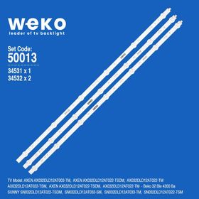Weko Wkset-5013 3 Adet Bar Led