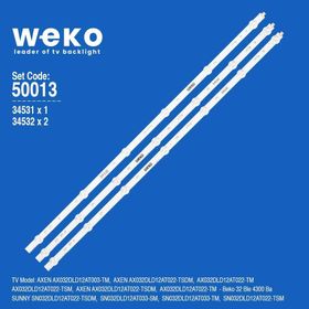 Weko Wkset-5013 3 Adet Bar Led