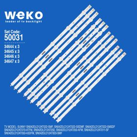 Weko WKSET-5031 42 ROW2.1 12 Adet TV Led Bar