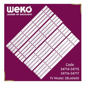 Weko Wkset-5038 16 Adet TV Led Bar