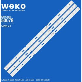 Weko Wkset-5078 3 Adet TV Led Bar