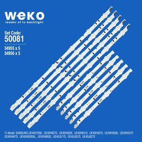 Weko Wkset 5081 34955x5-34956x5 Samsung 40 inç TV Bar Led Takımı