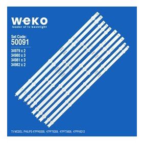 Weko Wkset-5091 10 Adet Led Bar