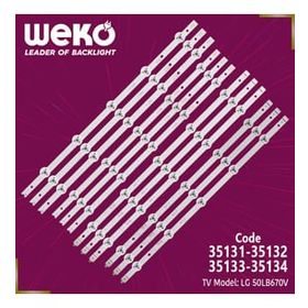 Weko Wkset-5129 50 V14 SDRT Rev 0.6 12 Adet TV Led Bar