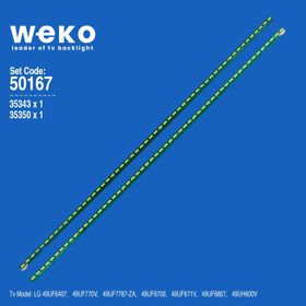 Weko Wkset 5167 35343x1-35350x1 LG 49 inç TV Bar Led Takımı