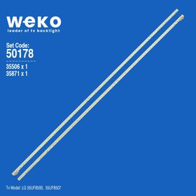 Weko Wkset-5178 35506X1 35871X1 LG 55 inç TV Bar Led Takımı