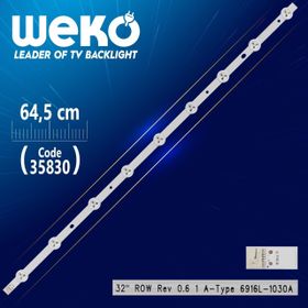 Weko Wkset 5241 35830x2-35831x2 LG 32 inç TV Bar Led Takımı