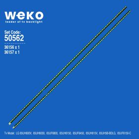 Weko Wkset 5562 36156x1-36157x1 LG 65 inç TV Bar Led Takımı