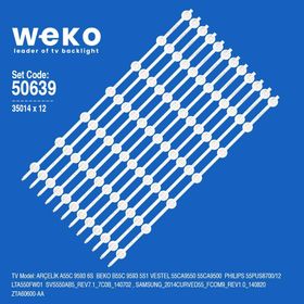 Weko Wkset 5639 35014x12 Samsung 55 inç TV Bar Led Takımı