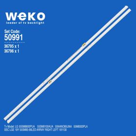 Weko Wkset 5991 36795x1-36796x1 LG 55 inç TV Bar Led Takımı