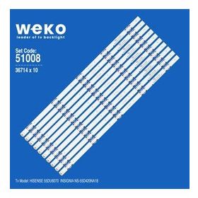 Weko Wkset-6008 10 Adet Led Bar