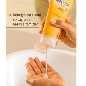 Weleda Calendula 200 ml Organik Saç ve Vücut Şampuanı