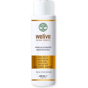 Welive 400 ml Marula Keratin Besleyici Bakım Şampuanı