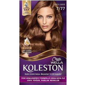 Wella 7/77 Işıltılı Kahve 2 Adet Koleston Kit Saç Boyası