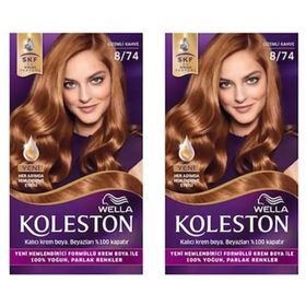 Wella 8-74 Gizemli Kahve x2 Kit Saç Boyası