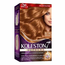Wella 8/74 Gizemli Kahve Koleston Kit Saç Boyası