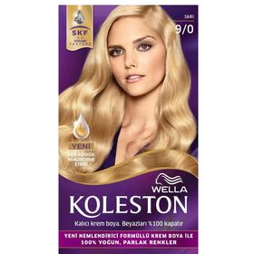 Wella 9/0 Sarı Koleston Kit Saç Boyası