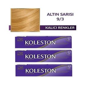 Wella 9/3 Altın Sarısı 3x50 ml Saç Boyası