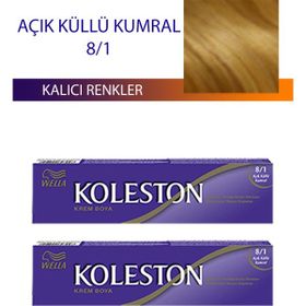 Wella Açık Küllü Kumral 8/1 2 Adet Tüp Saç Boyası