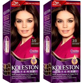 Wella Intense 3/0 Koyu Kahve Salon Kalitesi 2 Adet Saç Boyası