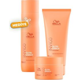 Wella Invigo Nutri Enrich Besleyici ve Nemlendirici 3'lü Bakım Seti