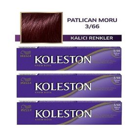 Wella Kızıl 3/66 Patlıcan Moru 3x50 ml Saç Boyası