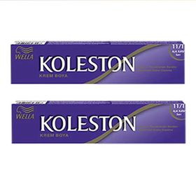 Wella Koleston 11/1 Açık Küllü Sarı 2 Adet Tüp Saç Boyası + 2 Adet Sıvı Oksidan