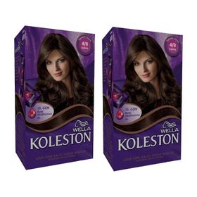 Wella Koleston 4/0 Kahve 2 Adet Saç Boyası