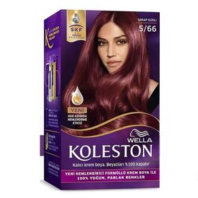 Wella Koleston 5/66 Şarap Kızılı Kit Saç Boyası