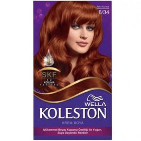 Wella Koleston 6.34 Bakır Kumral Kit Saç Boyası