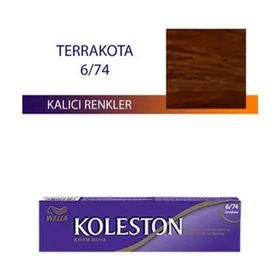Wella Koleston 6/74 Terrakota 50 ml Krem Tüp Saç Boya