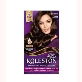 Wella Koleston Kalıcı 3/0 3 Adet Krem Saç Boyası + Saç Boyama Seti