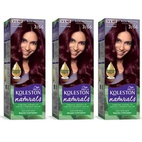 Wella Koleston Kalıcı 3/66 3 Adet Krem Saç Boyası + Saç Boyama Seti