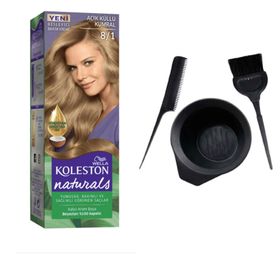 Wella Koleston Kalıcı 8/1 3 Adet Krem Saç Boyası + Saç Boyama Seti
