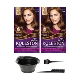Wella Koleston Kit 5/4 Açık Kestane 2 Adet Saç Boyası