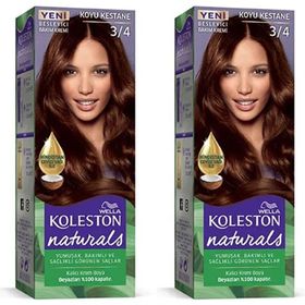 Wella Koleston Naturals 2 Adet 3/4 Koyu Kestane Saç Boyası