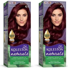Wella Koleston Naturals 2 Adet 4/6 Kızıl Viyole Saç Boyası