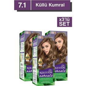 Wella Koleston Naturals 3 Adet 7/1 Küllü Kumral Saç Boyası