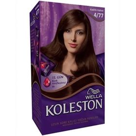Wella Koleston Set 4-77 Kadife Kahve Saç Boyası