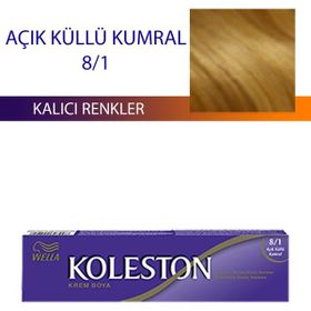 Wella Koleston Single Açık Küllü Kumral 8/1 Tüp Saç Boyası