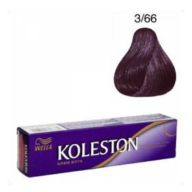 Wella Koleston Single Patlıcan Moru 3/66 Tüp Saç Boyası