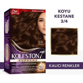 Wella Koleston Supreme 3.4 Koyu Kestane Kit Saç Boyası