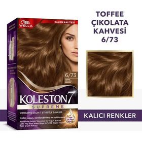 Wella Koleston Supreme 6.73 Toffee Çikolata Kahvesi Kit Saç Boyası