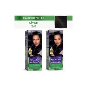 Wella Naturals 2/0 Siyah 2 Adet Saç Boyası