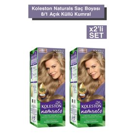Wella Naturals 8/1 Açık Küllü Kumral 3 Adet Saç Boyası