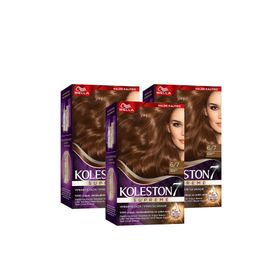 Wella Supreme 6/7 Çikolata Kahve 3'lü Saç Boyası