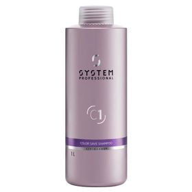 Wella System Professional Color Save C1 Boyalı Saçlar 1 lt Renk Koruyucu Bakım Şampuanı