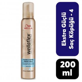 Wella Wellaflex Ekstra Güçlü 200 ml Şekillendirici Saç Köpüğü