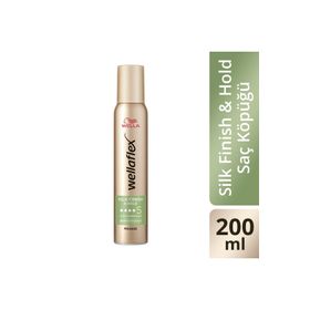 Wella Wellaflex Silk Finish And Hold Ultra Strong Hold 200 ML Saç Köpüğü